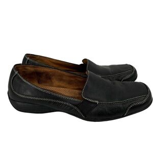 Naturalizer Natural Soul Camelia Leather Loafer Slip On Comfort Black Size 11